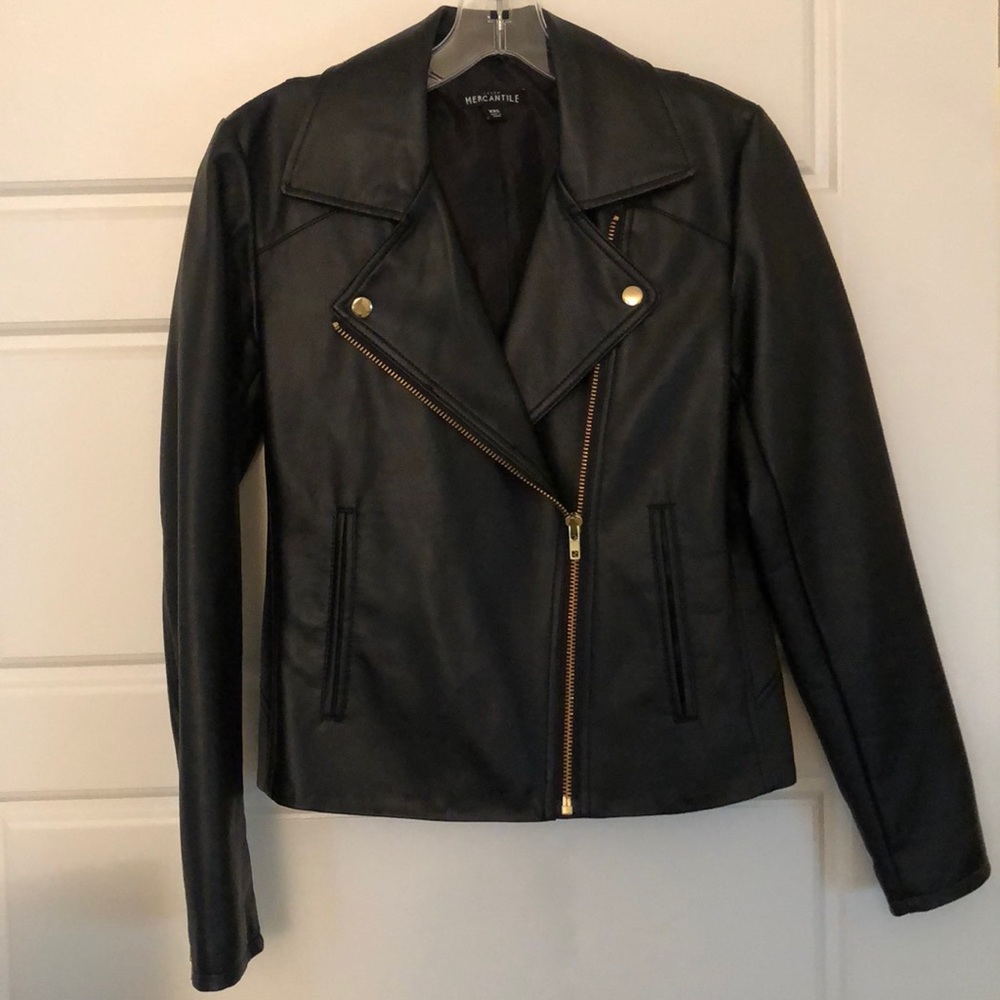 J.Crew leather jacket